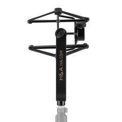 H&A Microphone Suspension Shockmount (Black Matte) for Electro-Voice RE20 / RE27