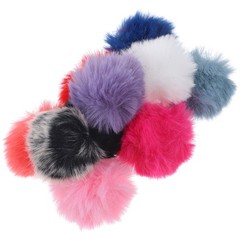 10Pcs Furry Lapel Microphone Wind Muff Reusable Mic Windscreen Assorted Colors