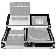 Odyssey FZGS1BM10W Flight Glide Style Universal Single Turntable DJ Coffin Ca…
