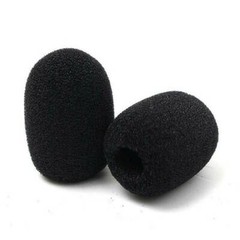 10Pcs Black Microphone Headset Grill Windscreen Sponge Foam Mic Cover US