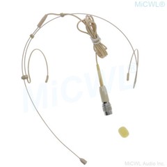 Headset Double ear Microphone for Audio-Technica ATW series Wireless Hirose 4Pin