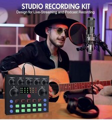 Upgraded Podcast Equipment Bundle For 2 Podcasting Equipment With BM-800 Microph