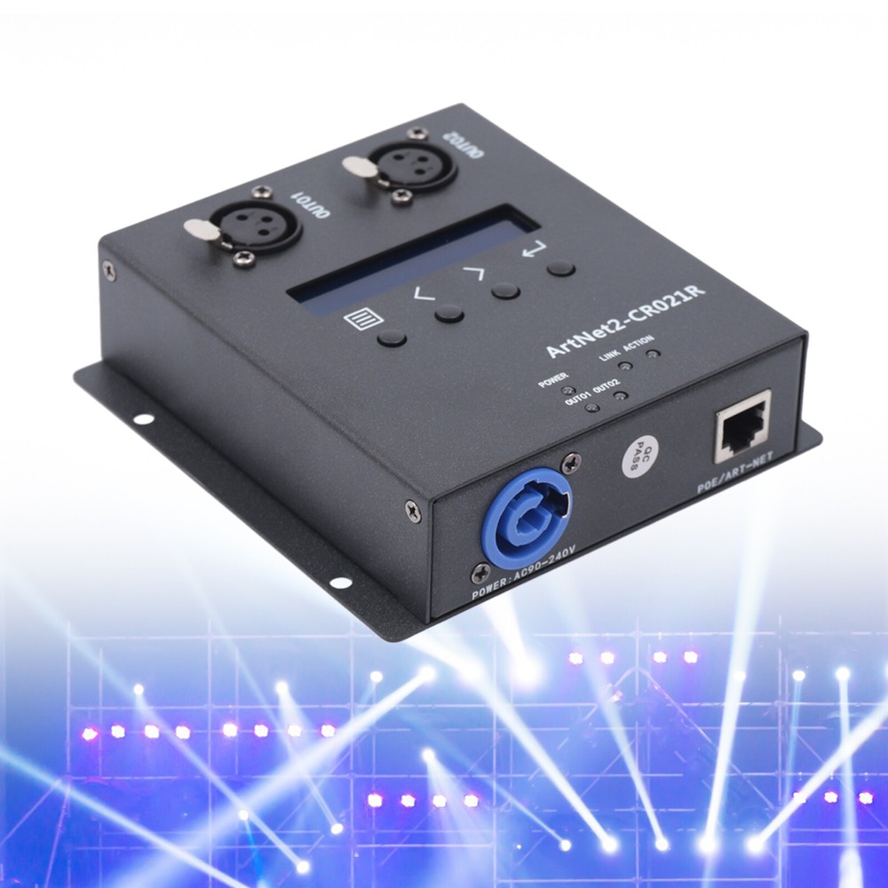 Ethernet Lighting Controller Interface Art-Net Node Network Converter DMX 512
