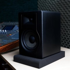 High Density Acoustic Isolation Pads for 5 Inch Studio Monitors Pair of Two