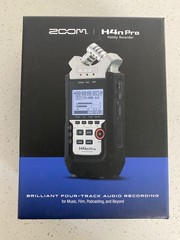 Zoom H4N Pro Multi Track Portable Digital Recorder + Orig Box, Remote,AC adaptor