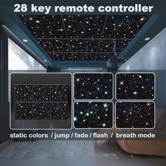 Acoustic Panels, Self-Adhesive Soundproof Wall Art Dark Blue (Starry Sky)
