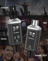 STRICH M3 UHF Wireless Microphone XLR Transmitter and Receiver 16 Channels, 1…