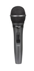 Stagg SDMP15 Dynamic Karaoke on/off Microphone w/ 11ft Cable (1/4 – XLR female)