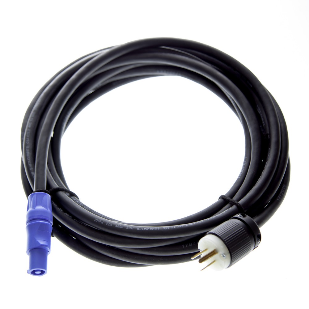 5MPROW 12 Gauge SJOOW 25’ft Seetronic PowerCon to Edison Male Power Cable
