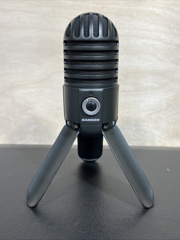 Samson Meteor Condenser Wired – USB Professional Microphone – Titanium Black