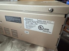 Sony DRE-S777 Sampling Digital Studio Reverb 24bit/96kHz With DASK 701 and 702