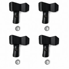 4 Pack Universal Clip Microphone Holder RC52S