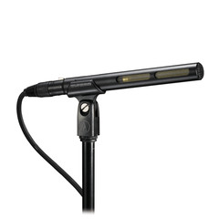 Audio-Technica AT875R Line + Gradient Condenser Short Shotgun Microphone, Black