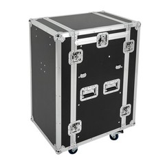 14U PA DJ Rack DJ Cabinet with 2 Table Tops Network Pro Stereo Rack with 4 Wheel