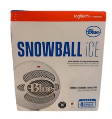 Logitech Blue Snowball Ice Plug-And-Play USB Microphone – Brand New Sealed