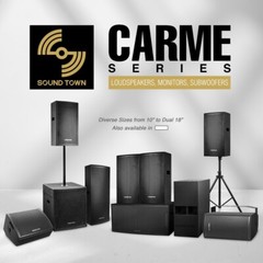Sound Town 3200W Dual 18″ Powered Subwoofer w/ DSP, HPF, Bi-Amp (CARME-218SBPW)
