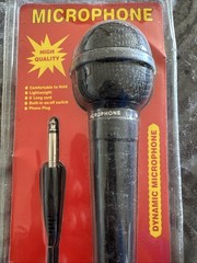 Hand Held Dynamite Microphone Impedance 600’6 Cord Phono Plug