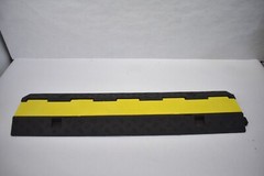 Lot of 2 Vevor Channel Rubber Cable Protector Ramps Heavy Duty 38-1/2″ x 10″