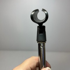 Desk Table Top Podium Microphone Stand Holder, Cast Iron Base, Audio Equipment