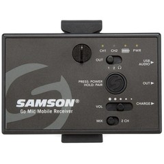 Samson SWGMMSLAV Go Mic Mobile Professional Lavalier Wireless System, Black
