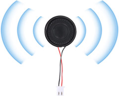 6Pcs 8 Ohm 2W Speaker 8Ohm round 28Mm Loud Speakers Compatible with Small