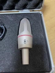 AKG C 3000 B Condenser Cable Professional Microphone & Case work tested