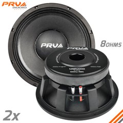 2x PRV Audio 12MR2000 Midrange Car Audio 12″ Speakers 8 Ohm 12MR PRO 4000 Watts