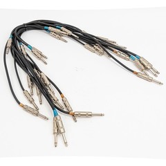 Lot of 15 Pro Co & Belden 1/4″ Patch Cables Assorted Lengths