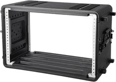 6U Rack Case Shallow 11″ Depth, 19″ Rackmount Flight Case, Watertight