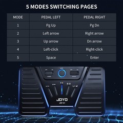 OYO Bluetooth Silent Automatic Page Turner – Foot Pedal Page Turner （OPEND）