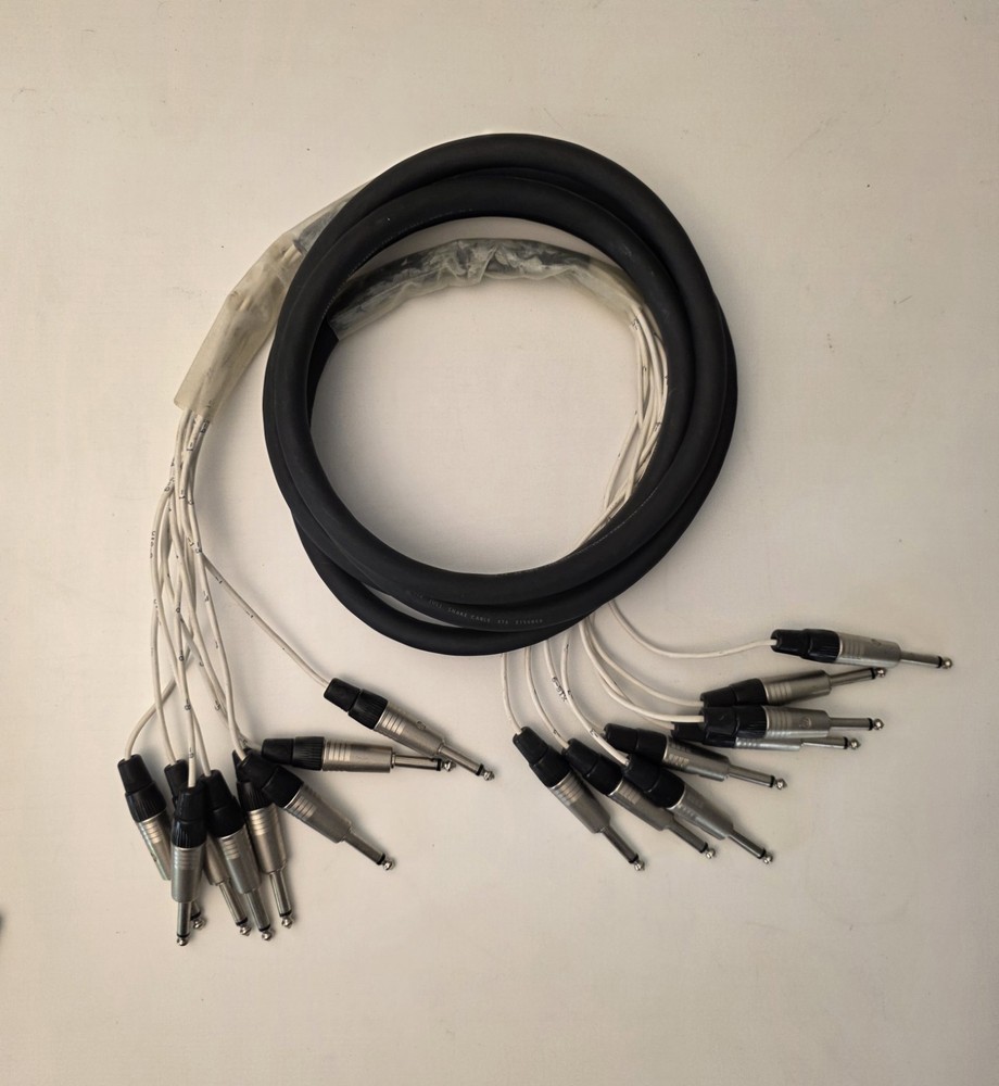 8-Channel Snake Cable FT4 – 1/4” TRS Jack Multicore Audio Cable – Studio / Live