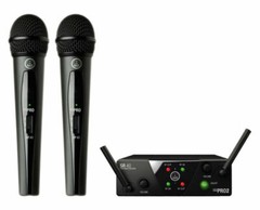 AKG HARMAN WMS40-MINI DUAL VOCAL HANDHELD WIRELESS MICROPHONE SET