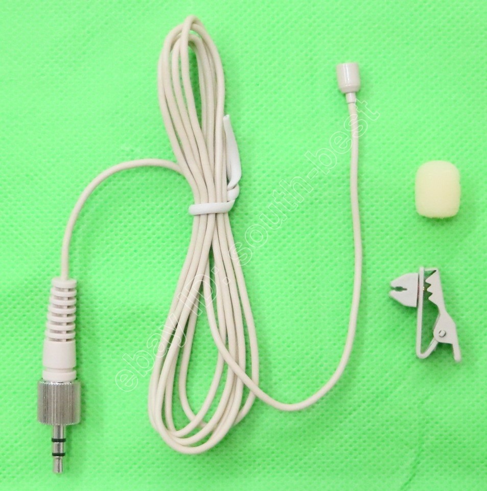 Beige Omnidirectional Lapel Lavalier Microphone for Sony UTX UWP WRT Wireless
