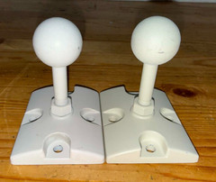 Pair Of JBL 179-00002-00 179-00002-01 Ball Mounts for Control 25 and 28 Speakers