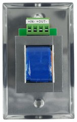4 Rockville VOL70200 SS 200w 70v Stainless Wall Volume Controls Zone Controllers