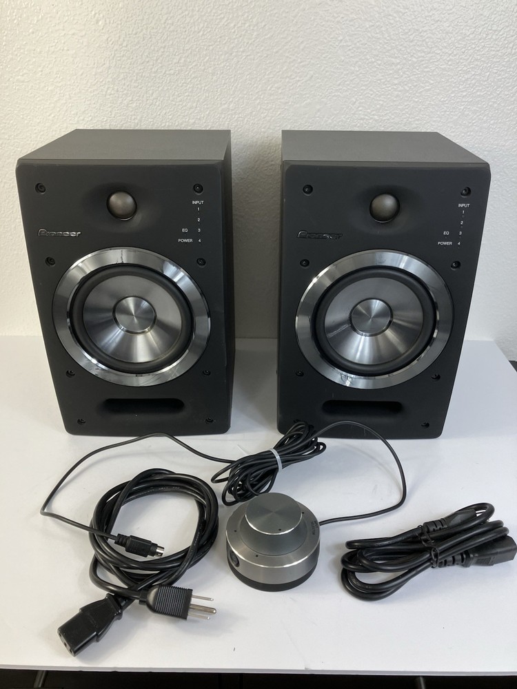 Pioneer S-DJ05 5″ Active 2-Way Reference Studio Monitor Speakers (repaired Cone)
