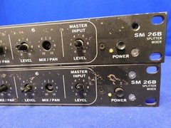 Rane SM 26B 6-Channel Splitter/Mixer QTY 2-working (no power supplies read ad)