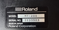 Roland MT-120 Digital Sequencer Sound Module W/Cables Working (27B)