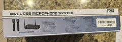 Pyle PDWM2135 Microphone System-VHF Fixed Dual Frequency Wireless Set w/ 2 Mics