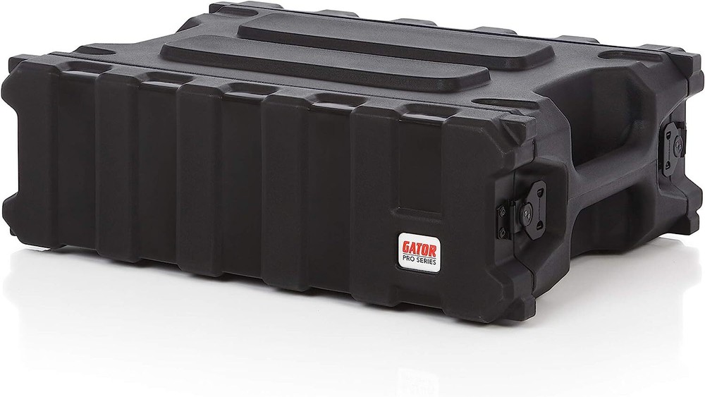 Gator Cases Pro Series Rotationally Molded 3U Rack Case with Shallow 13″ Depth