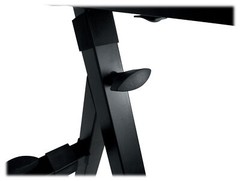 Rockville Z55 Z-Stand Adjustable 2-Tier Keyboard Stand w/Shelf + Travel Bag
