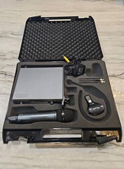 SENNHEISER RECIEVER EW300 G3 RADIO AND MIC MICROPHONE SYSTEM W/ CASE