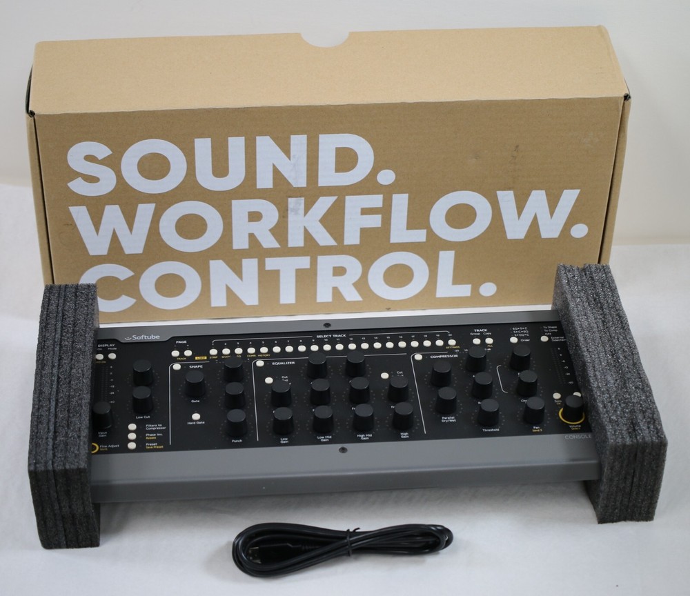 Softube Console 1 MkII Hardware and Software Mixer w/Cable (No Software/License)