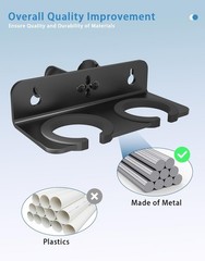 Double Multi Microphone Holder C Clamp Aluminum Rubber Stand Stage Live