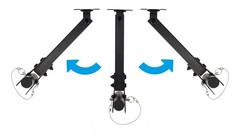 Pair RPW30 Adjustable PA Wall Mount Brackets for Peavey PVXP 12 DSP Speakers