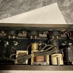 Antique/ VTG Custom 1920’s/30’s Tube ( Unit)Mixer- Untested 36”Wx 10Hx7