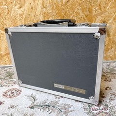 SONY C-38B Vintage Condenser Microphone Broadcast Mic w/Hard Case Tested Working