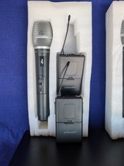 GTD- AudioG-380 4-Channel VHF Wireless Microphone System with 6 Microphones