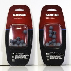 Shure Silicone Flex Sleeves for Shure Isolating Earphones Medium 5 Pairs 2 Packs