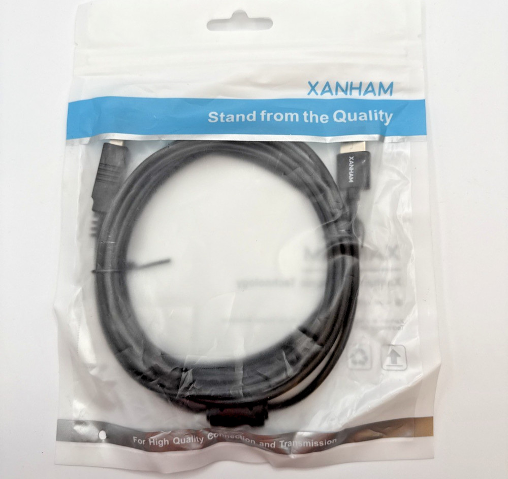 XANHAM USB 2.0 A to B male to male black 9 feet